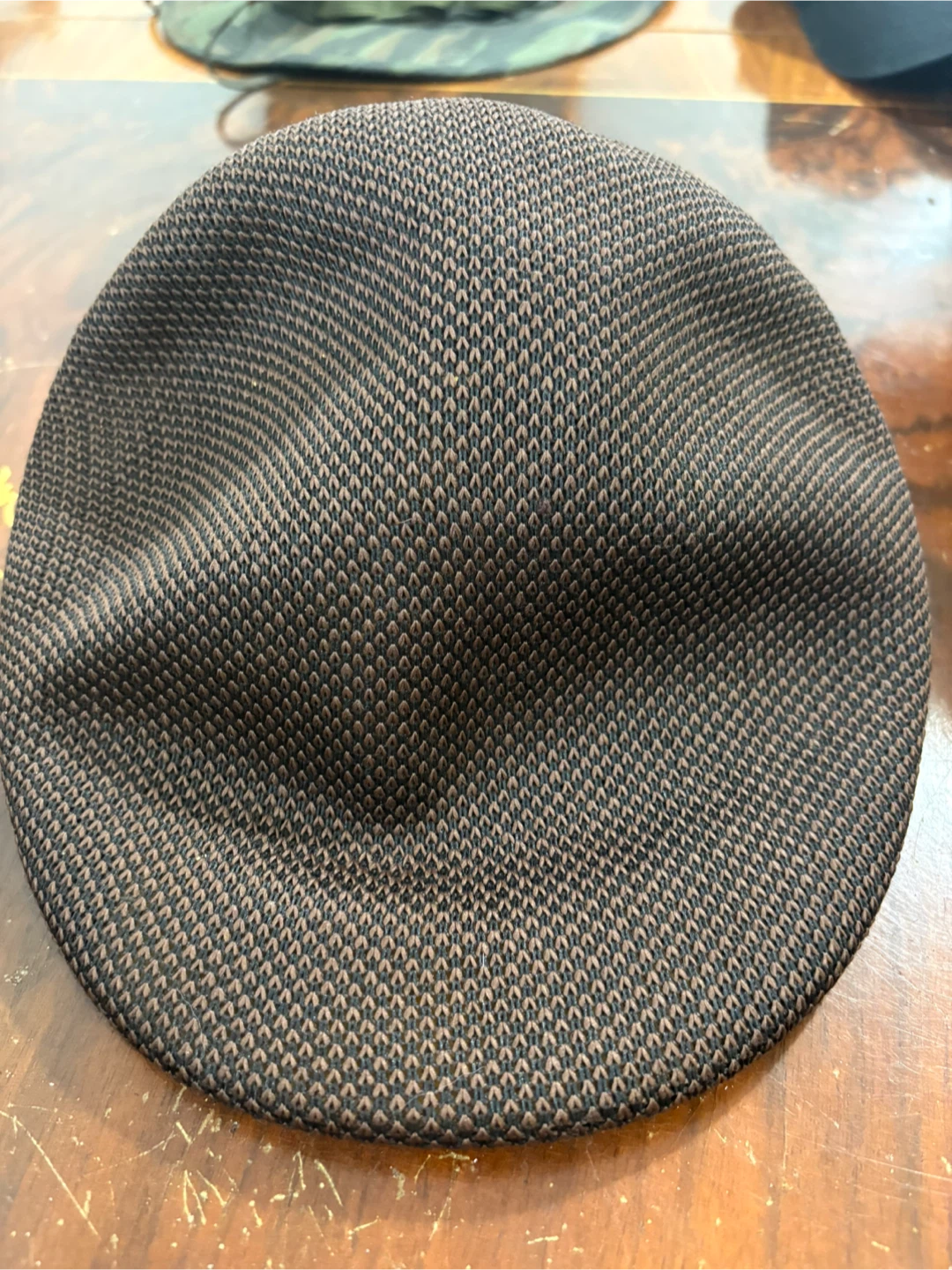 Aldo Brown Knit Flat Cap
