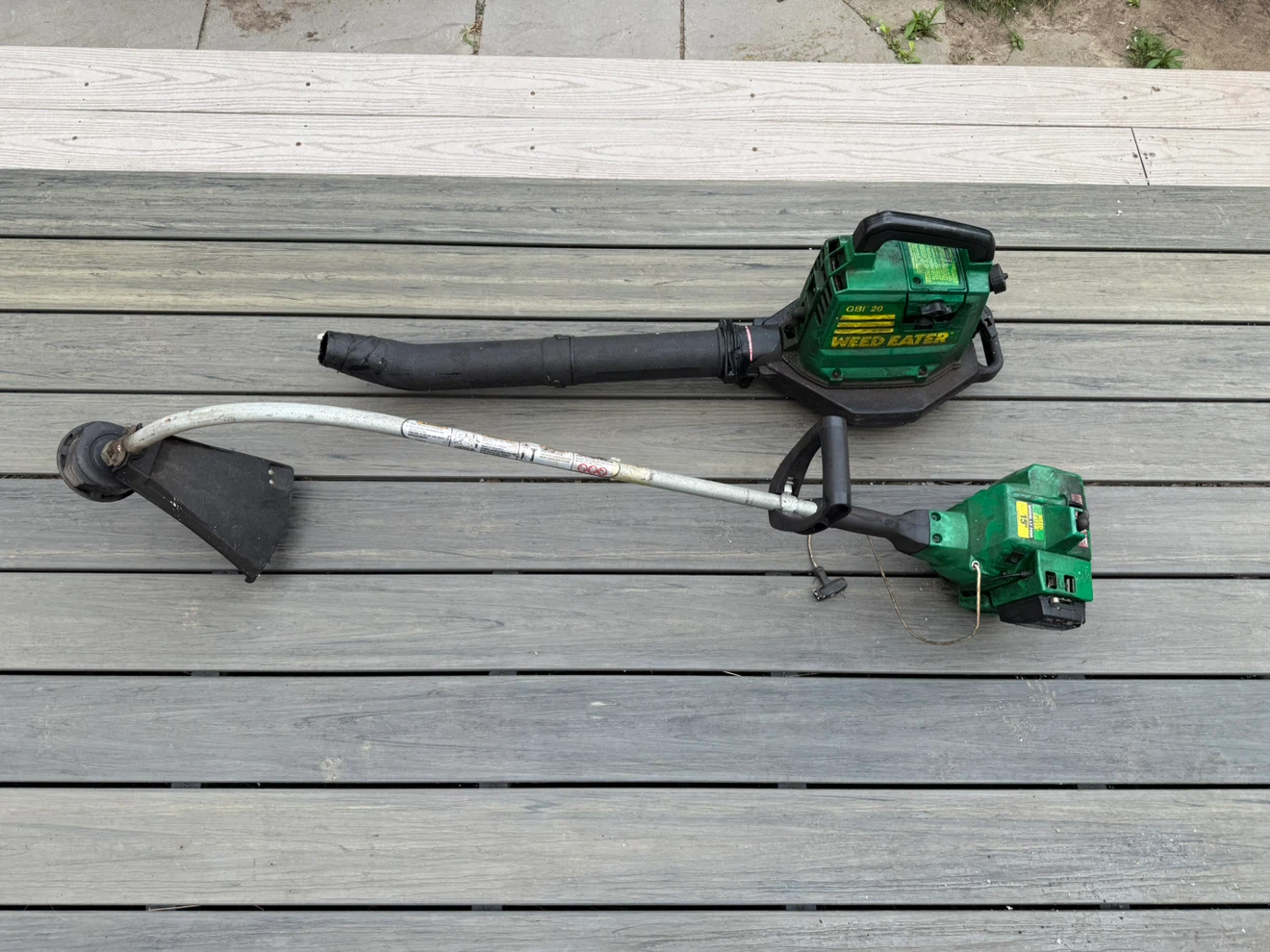 Weed Eater String Trimmer and Blower Combo