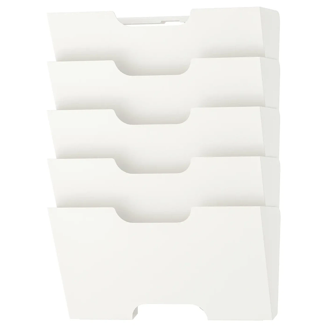 2 IKEA Kvissle White Document Sorter / Magazine organizer