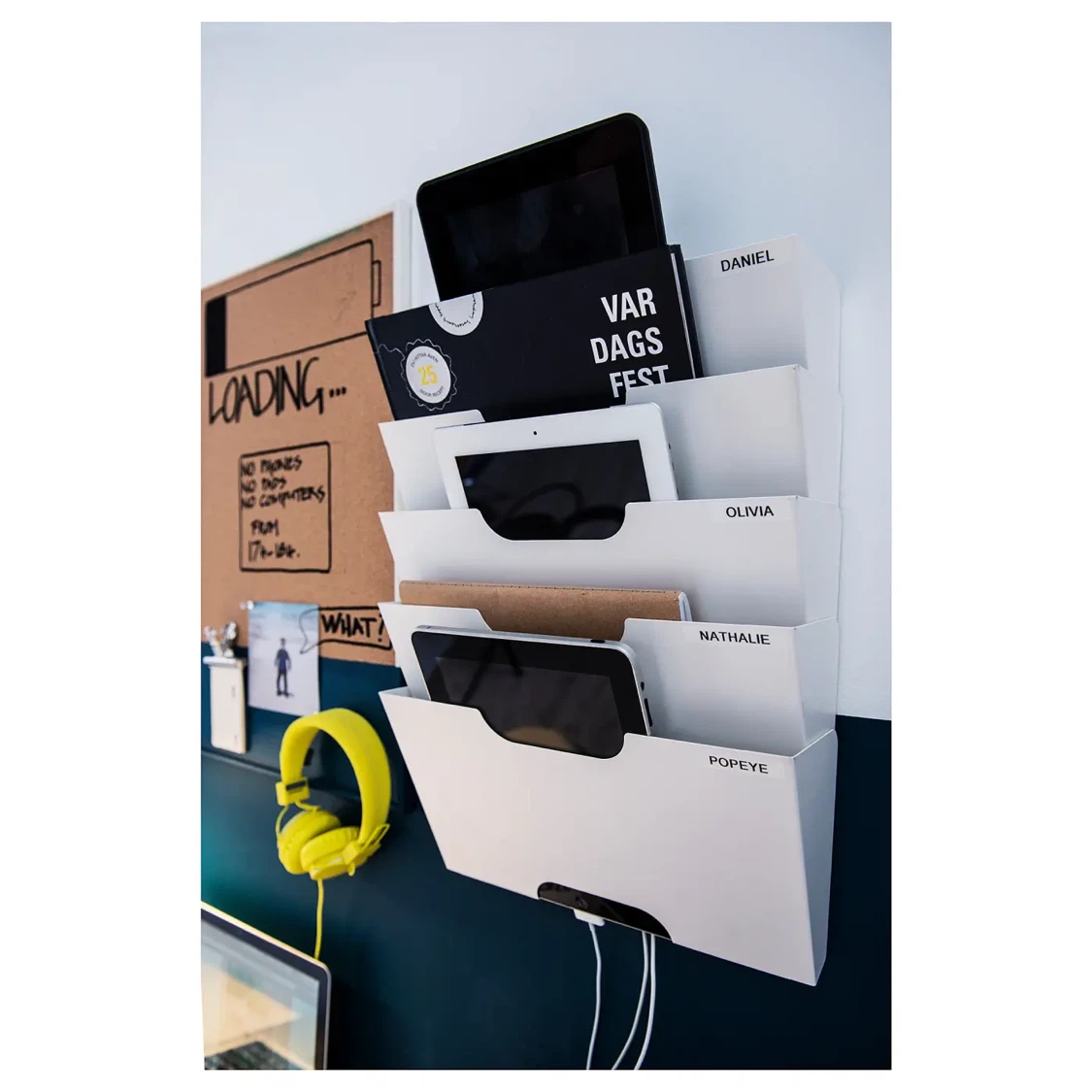 2 IKEA Kvissle White Document Sorter / Magazine organizer - photo 4