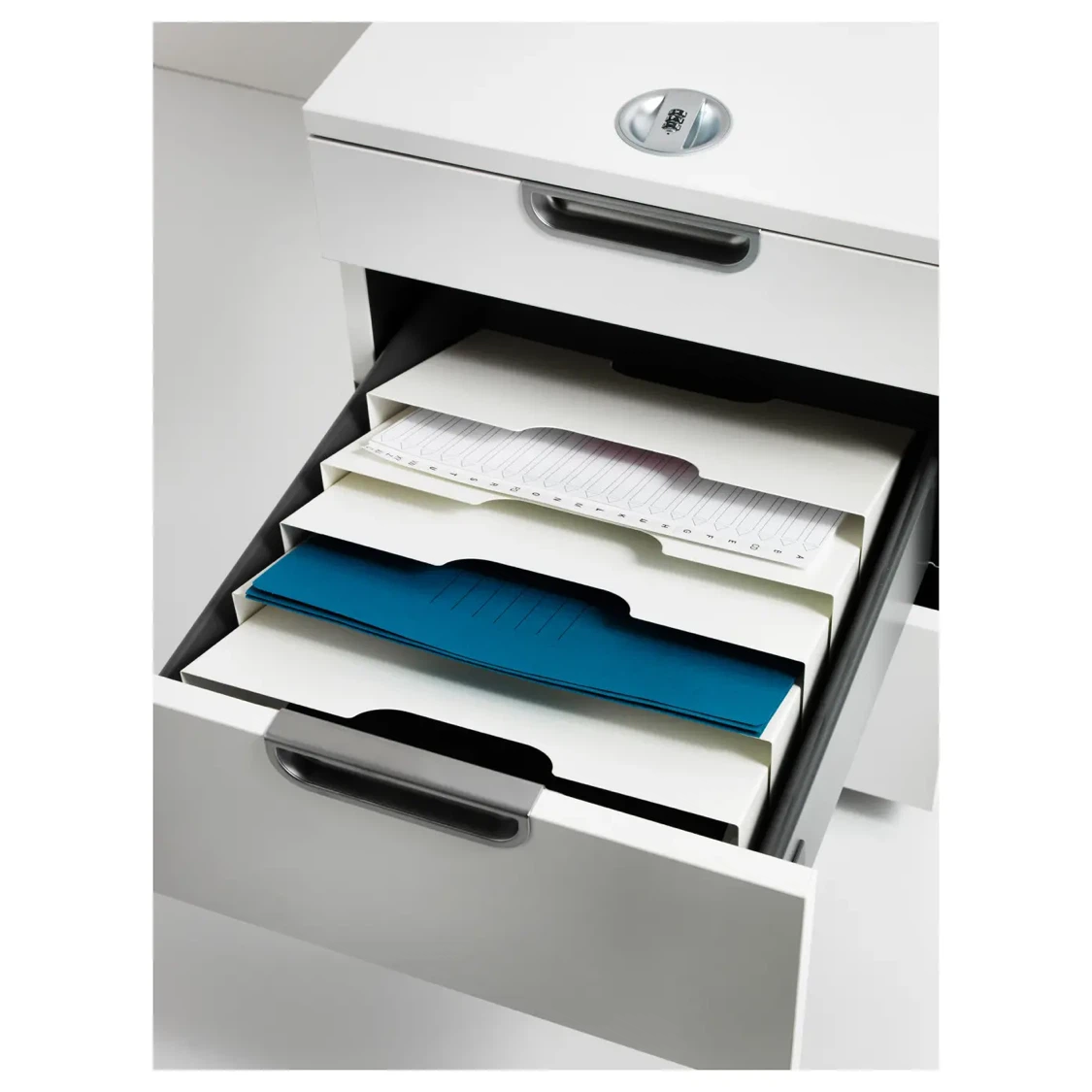 2 IKEA Kvissle White Document Sorter / Magazine organizer - photo 5