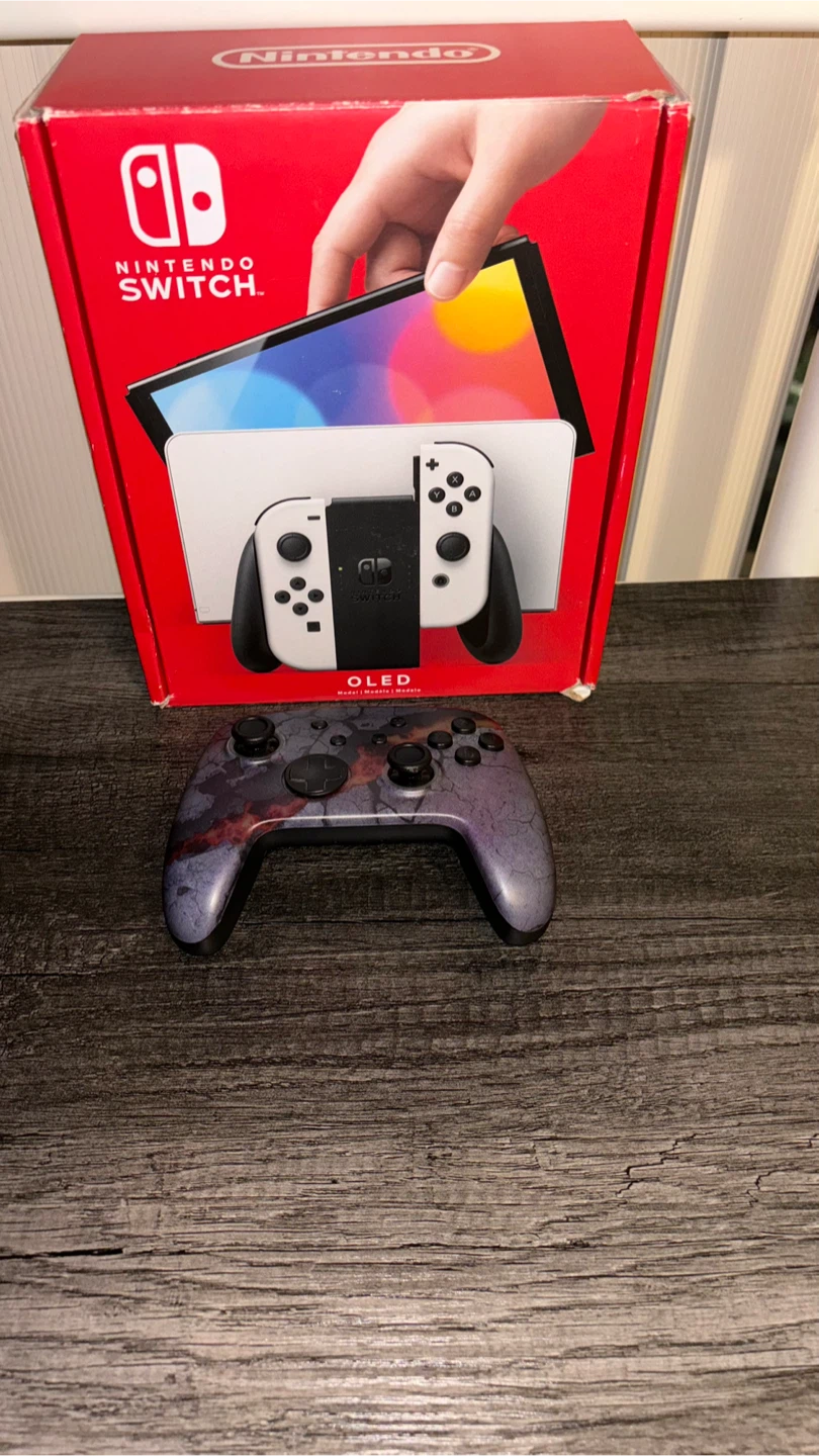 Nintendo Switch OLED White - Bundle - photo 3