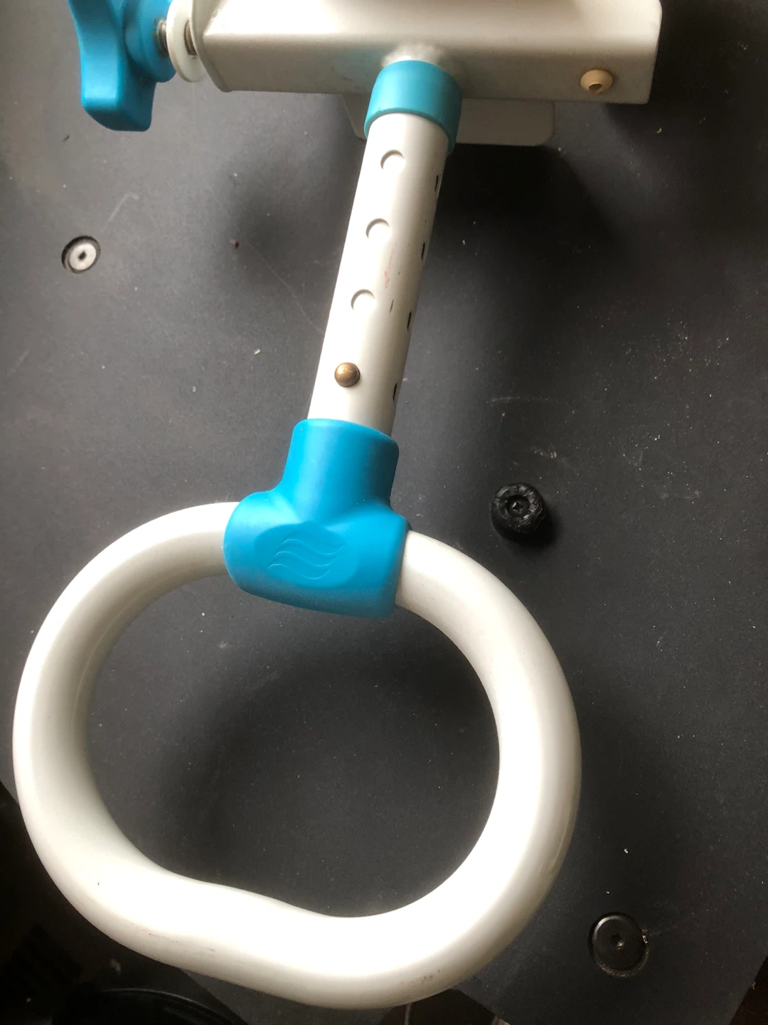 White and Blue Bedside Assist Handle - photo 3