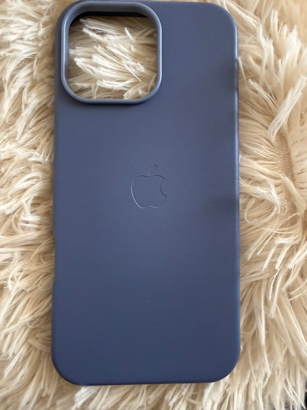 iPhone 16 Pro max Case - Blue Leather - photo 2