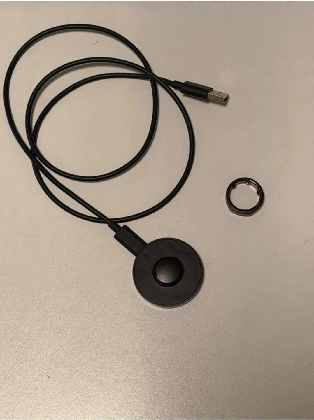 Oura Ring Gen 3 in Stealth matte black finish, size 11