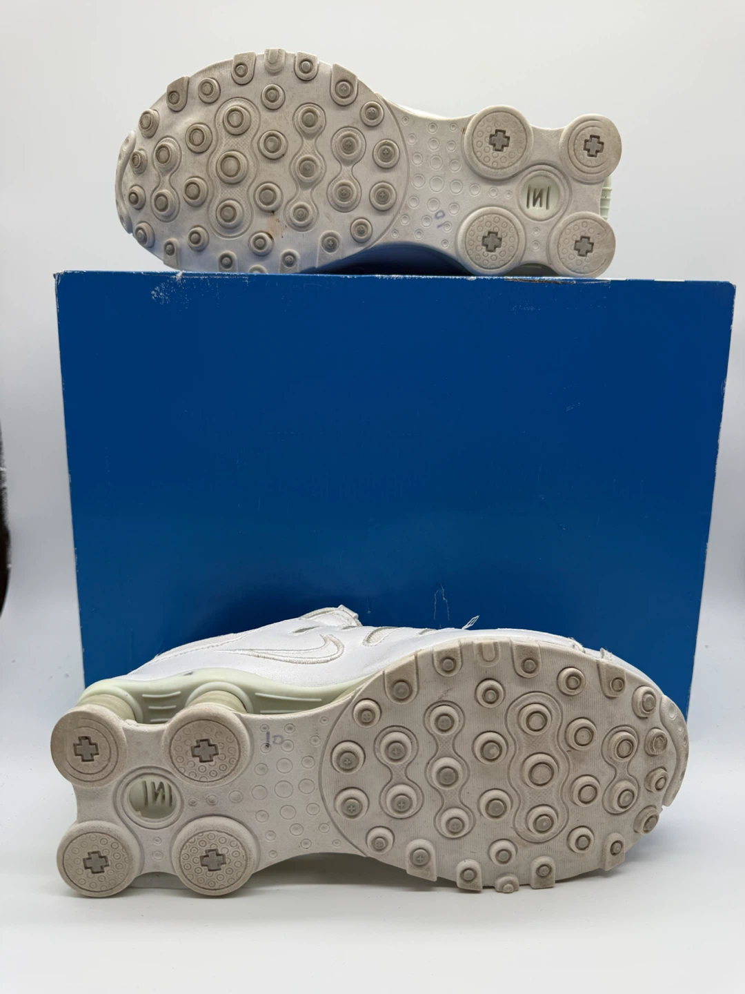 Nike Shox NZ White Silver Women’s Athletic Sneakers Size US 8,5 - photo 3