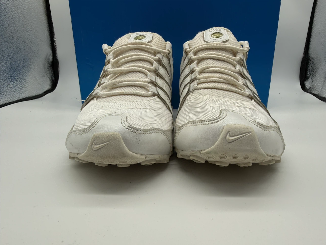 Nike Shox NZ White Silver Women’s Athletic Sneakers Size US 8,5 - photo 4