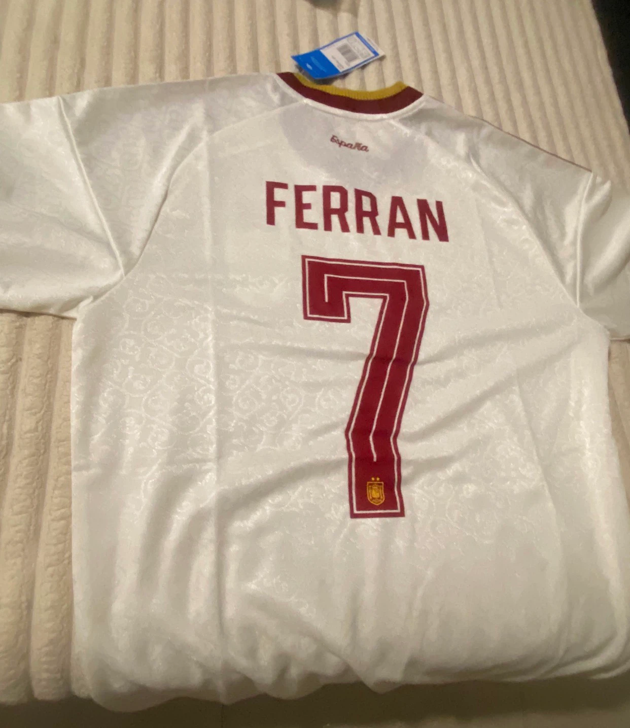 Adidas Spain National Team Ferran 7 Soccer Jersey - photo 2