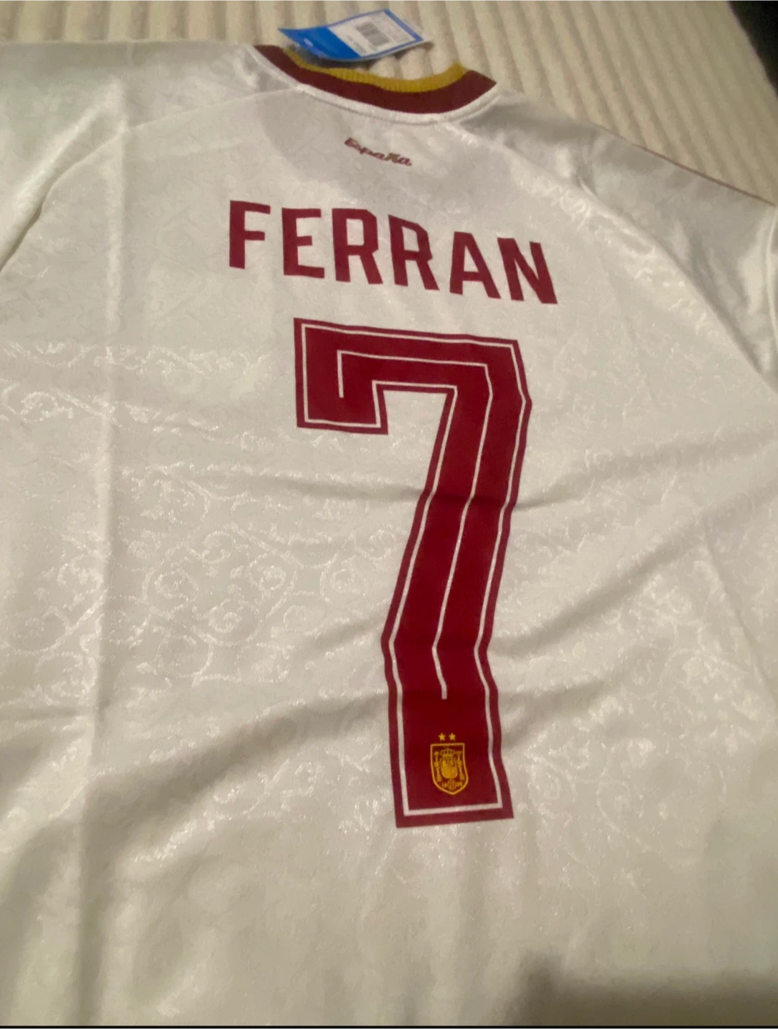 Adidas Spain National Team Ferran 7 Soccer Jersey - photo 3