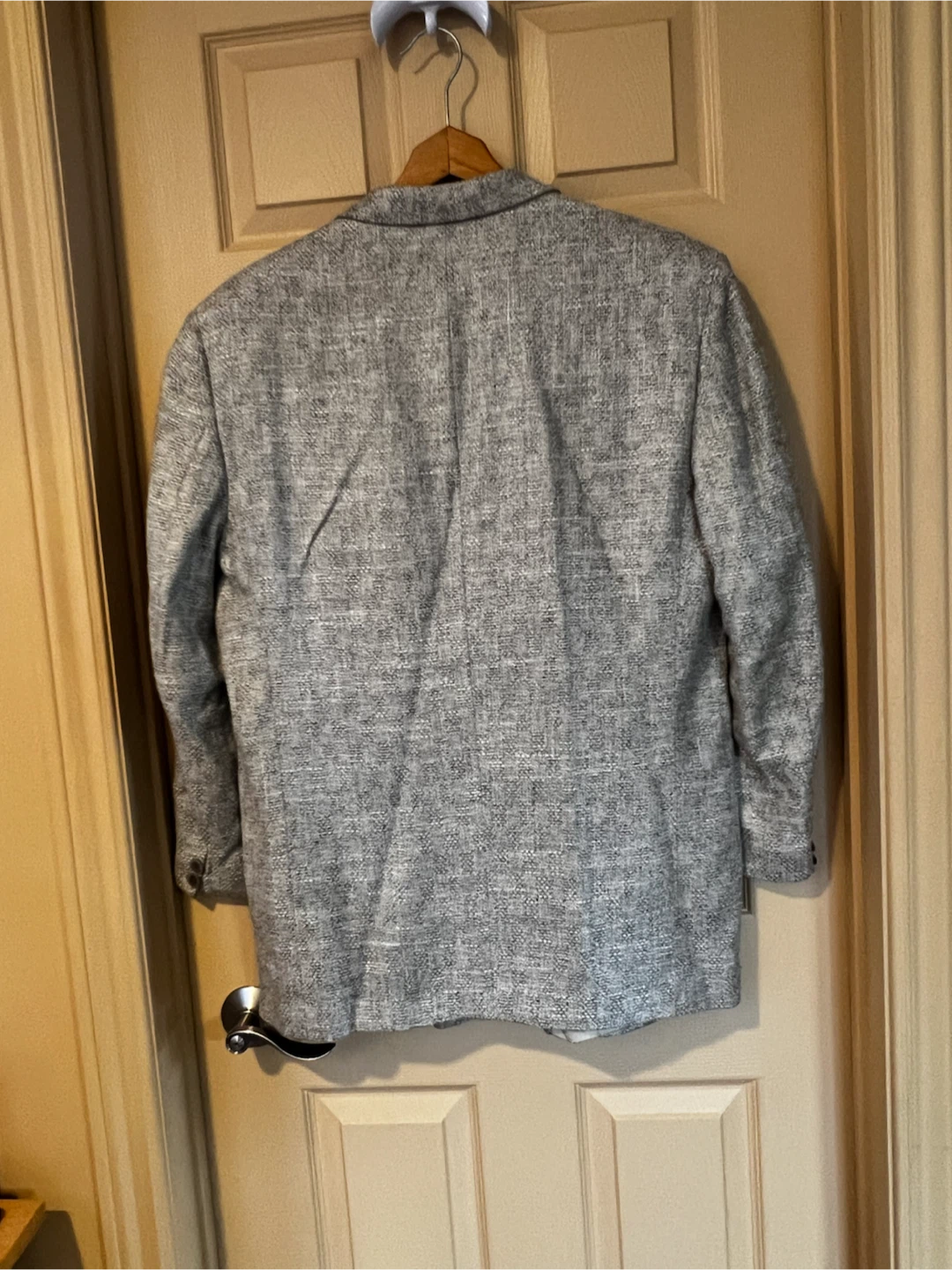 Elegant Men's Wear Grey Textured Blazer - photo 2
