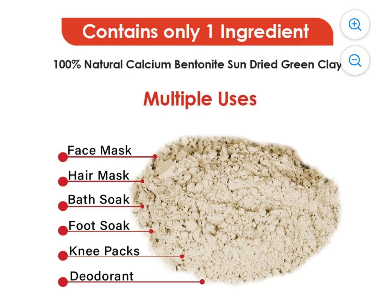 Aztec Secret Indian Healing Clay Deep Pore Cleansing 1 lb - photo 4