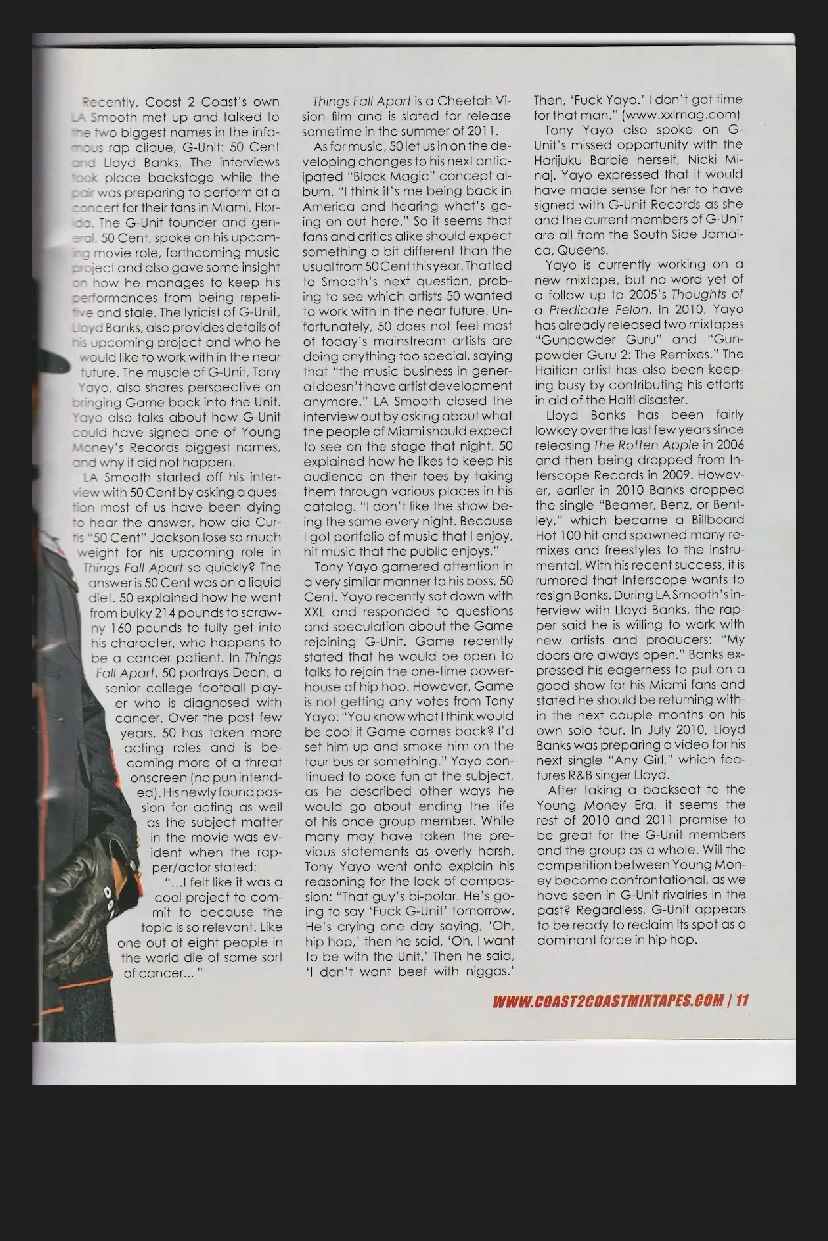 Coast 2 Coast Magazine G-Unit Issue #10 - photo 5