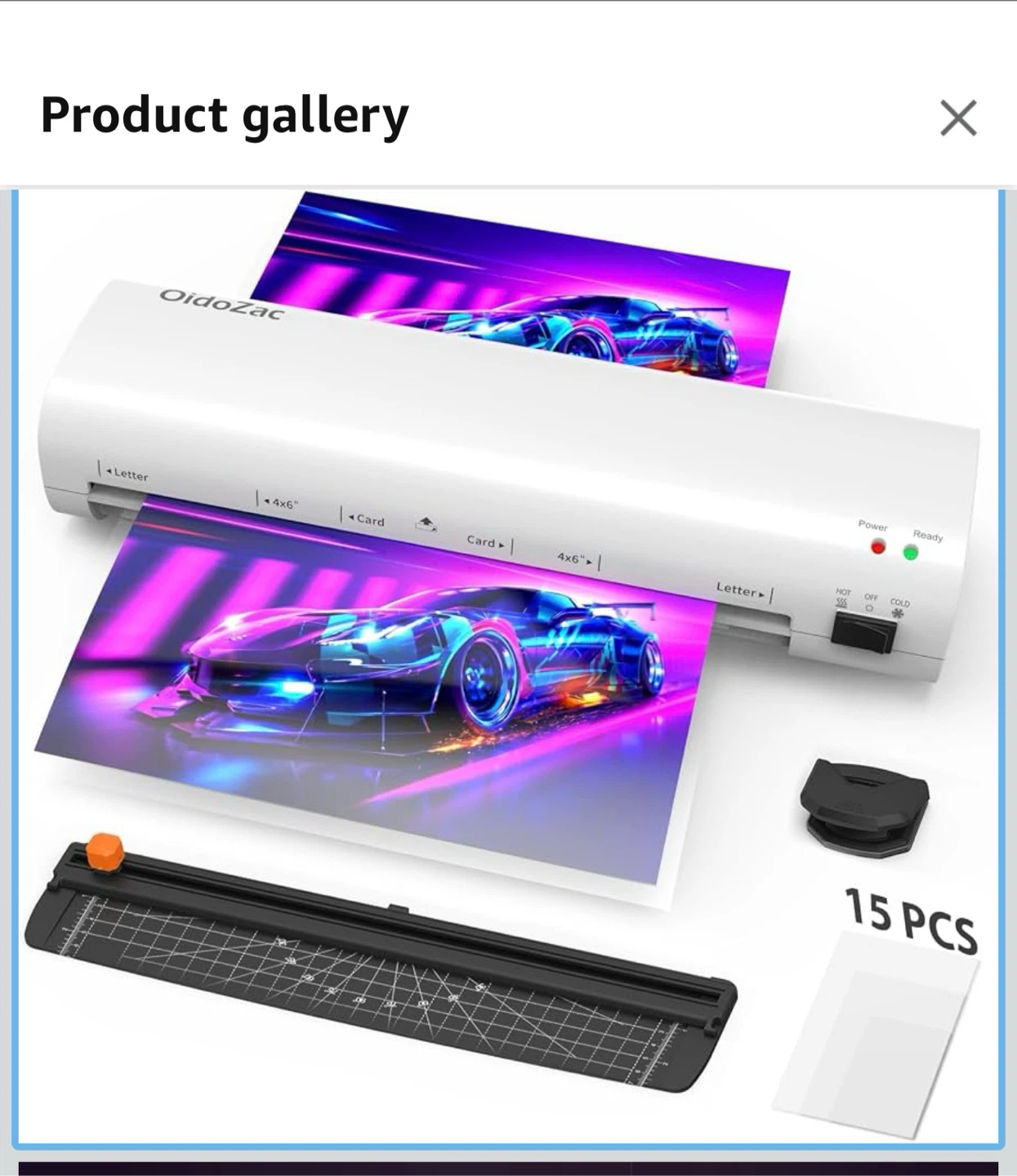 OidoxZac Laminator with ABS Release Button