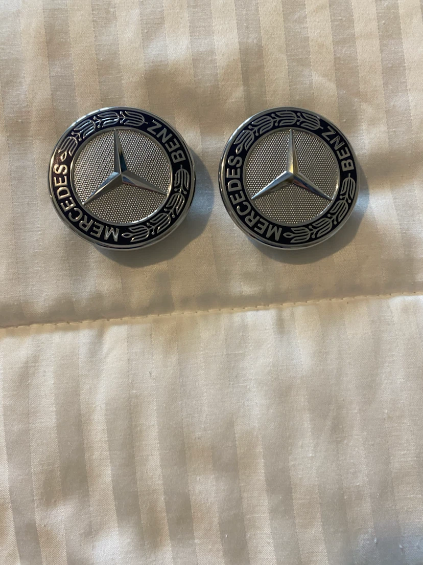 Mercedes-Benz hood ornaments Caps Set of 2