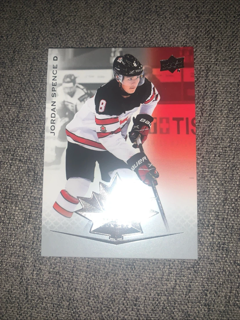 Upper Deck Jordan Spence Hockey Card
