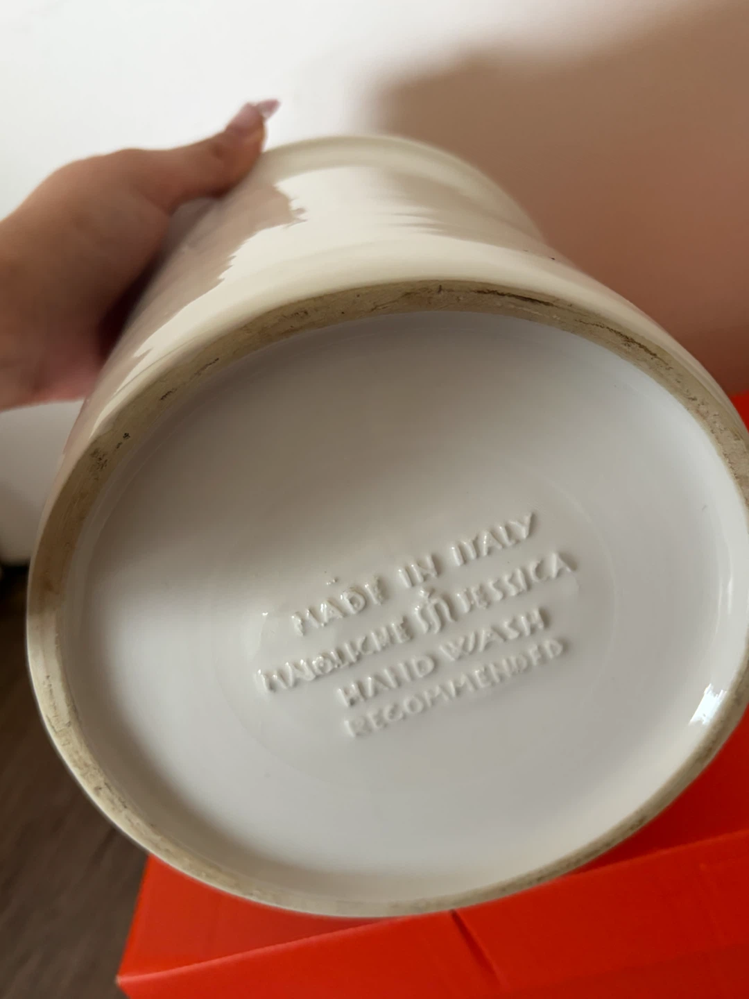 Handled Ceramic Pot/Wine Chiller- Made in Italy - photo 2