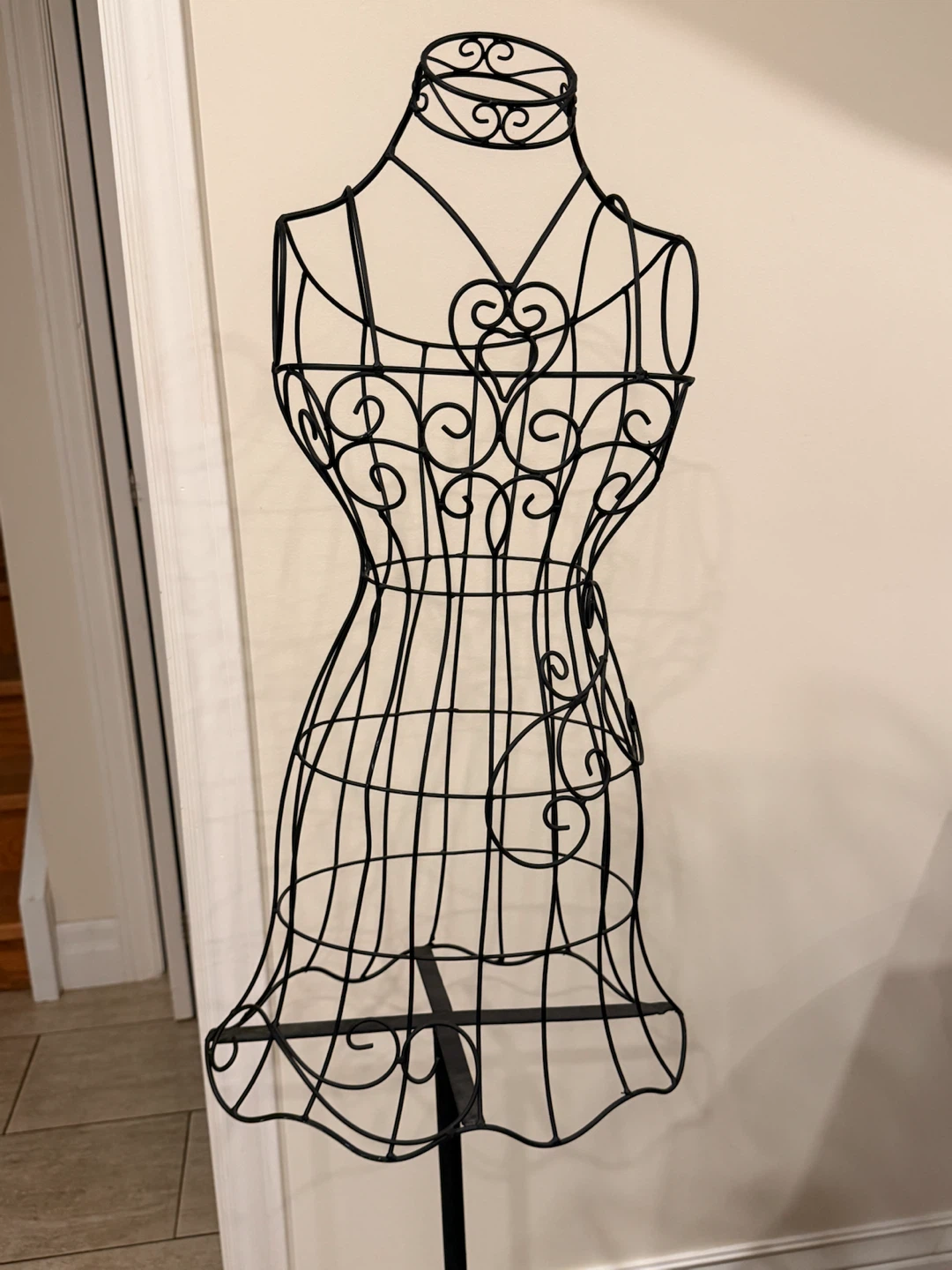 Wrought Iron Dress Form Mannequin - photo 4