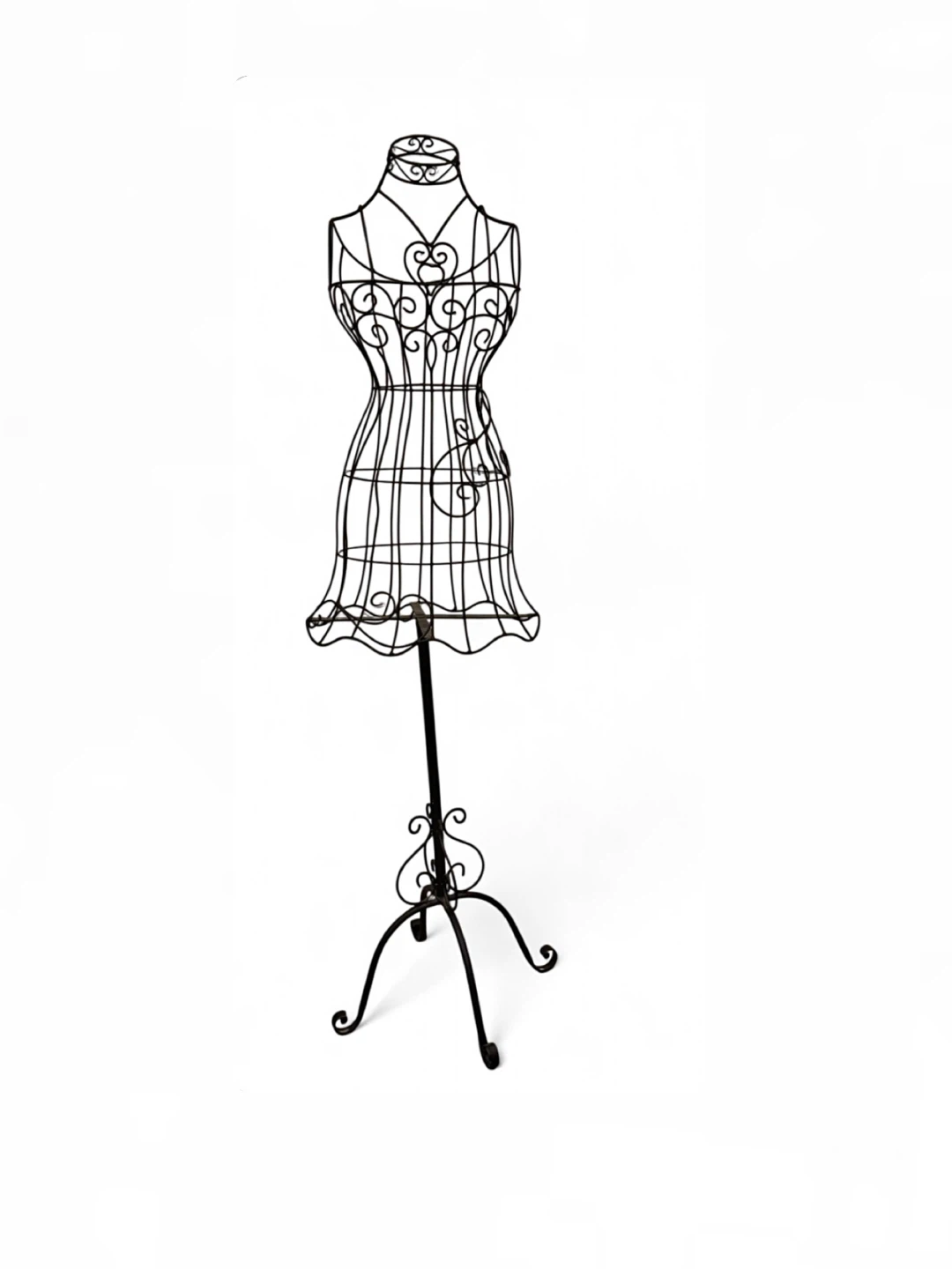 Wrought Iron Dress Form Mannequin