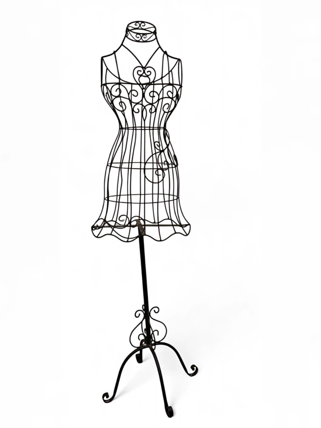 Wrought Iron Dress Form Mannequin - photo 2