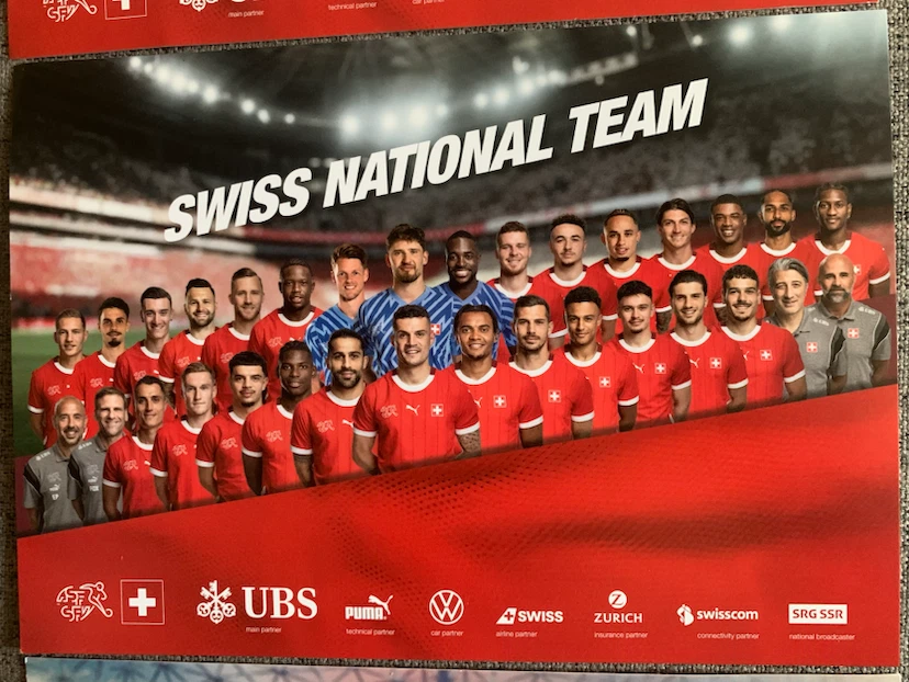 Swiss National Team Soccer Posters (Set of 3)