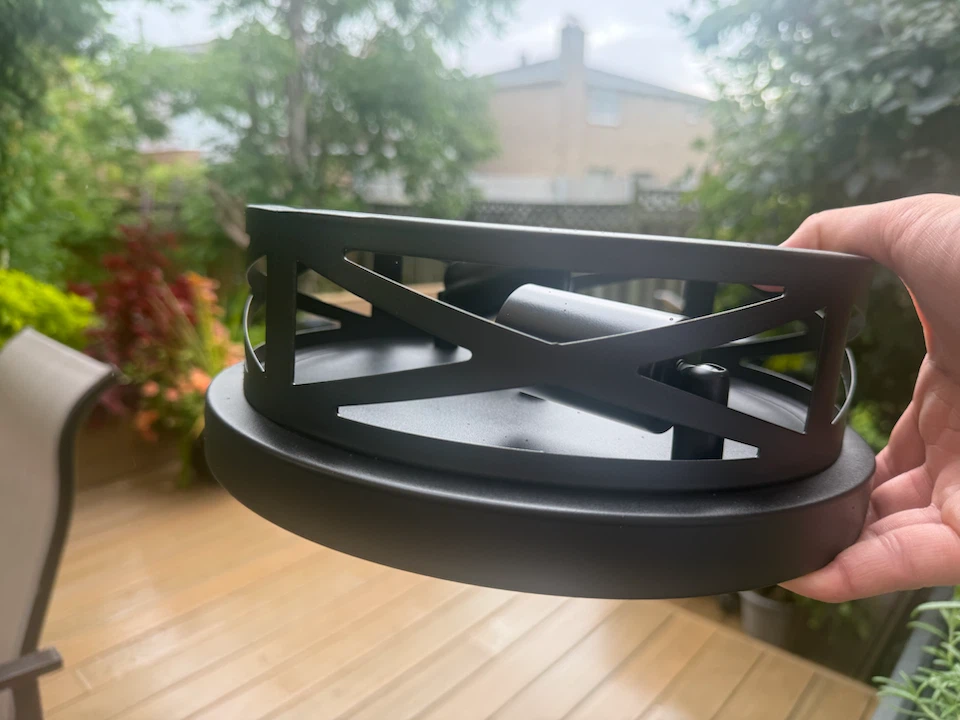 Black Flush Mount Ceiling Light Fixture - photo 3