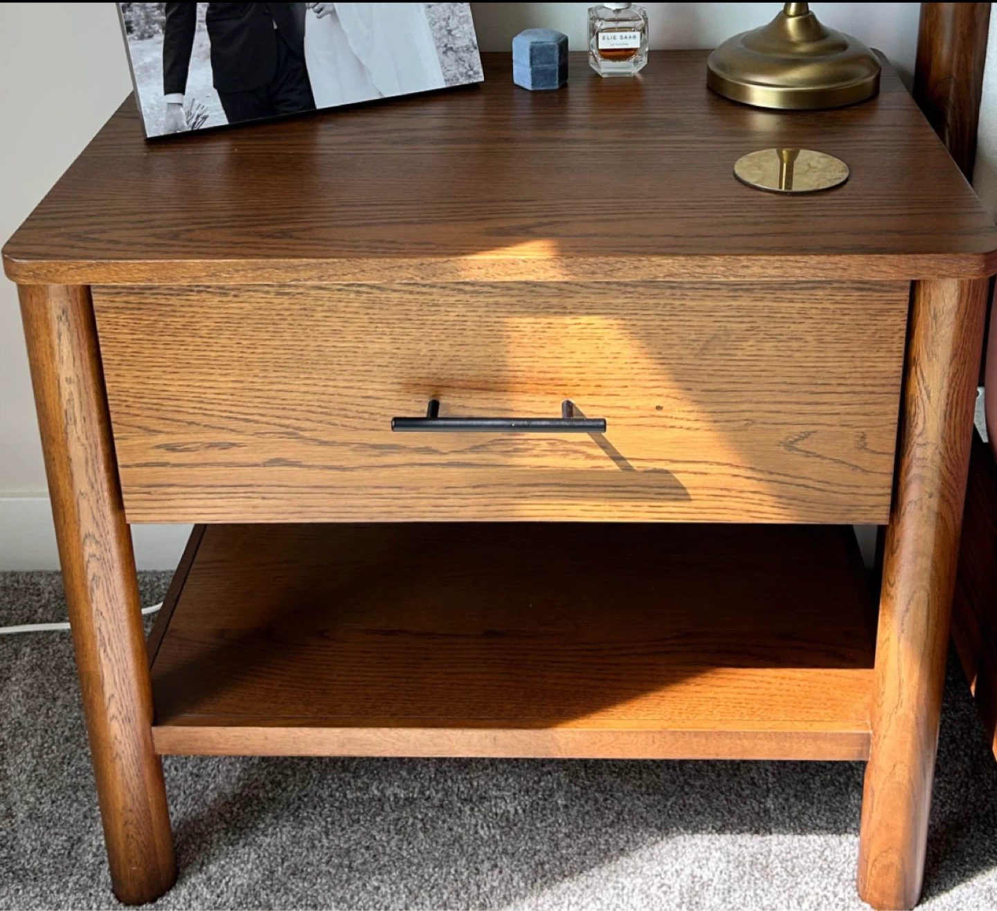 Silk and Snow walnut Nightstands & Dresser - photo 2