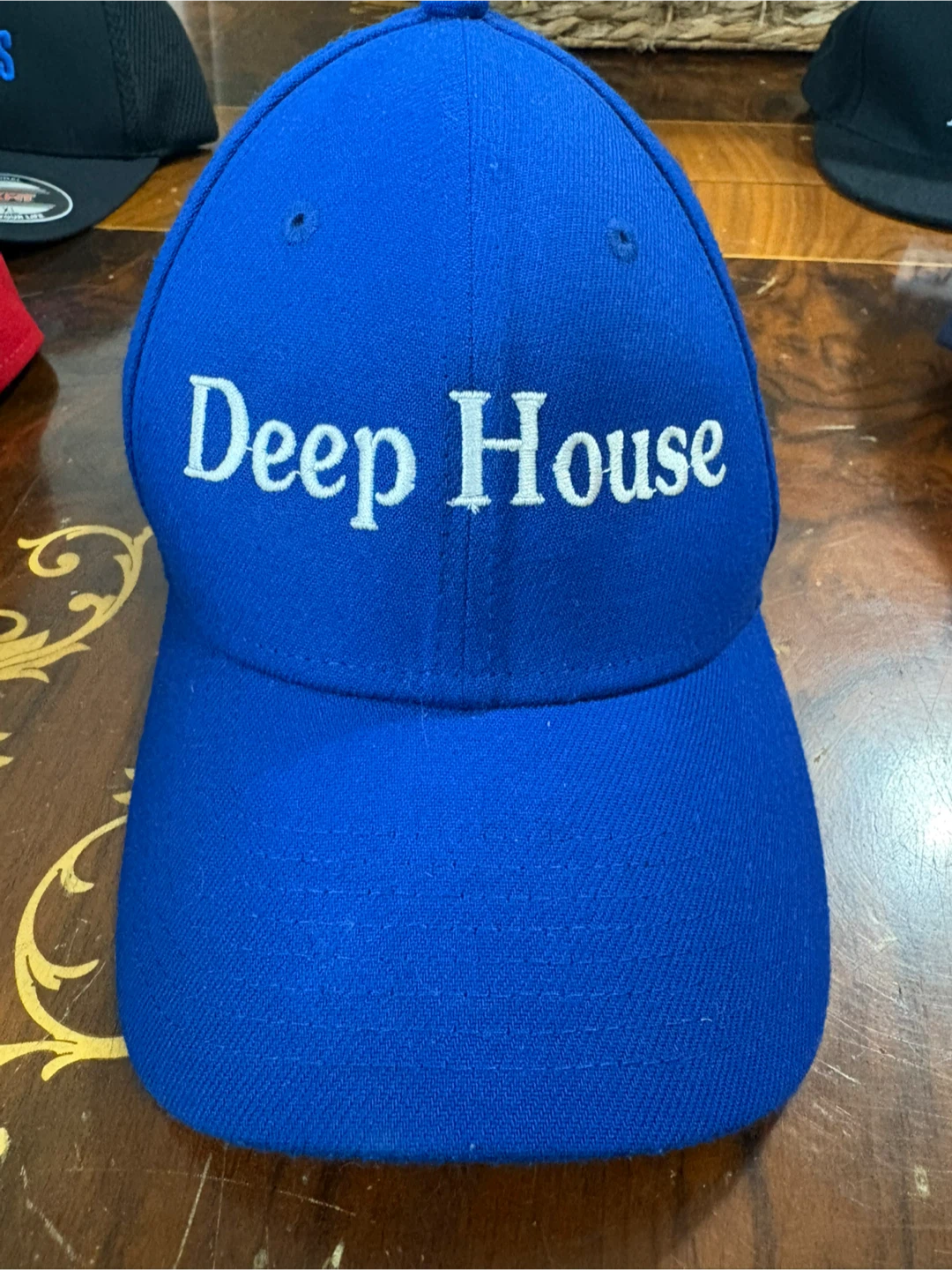 New Era Deep House Embroidered Blue Baseball Cap