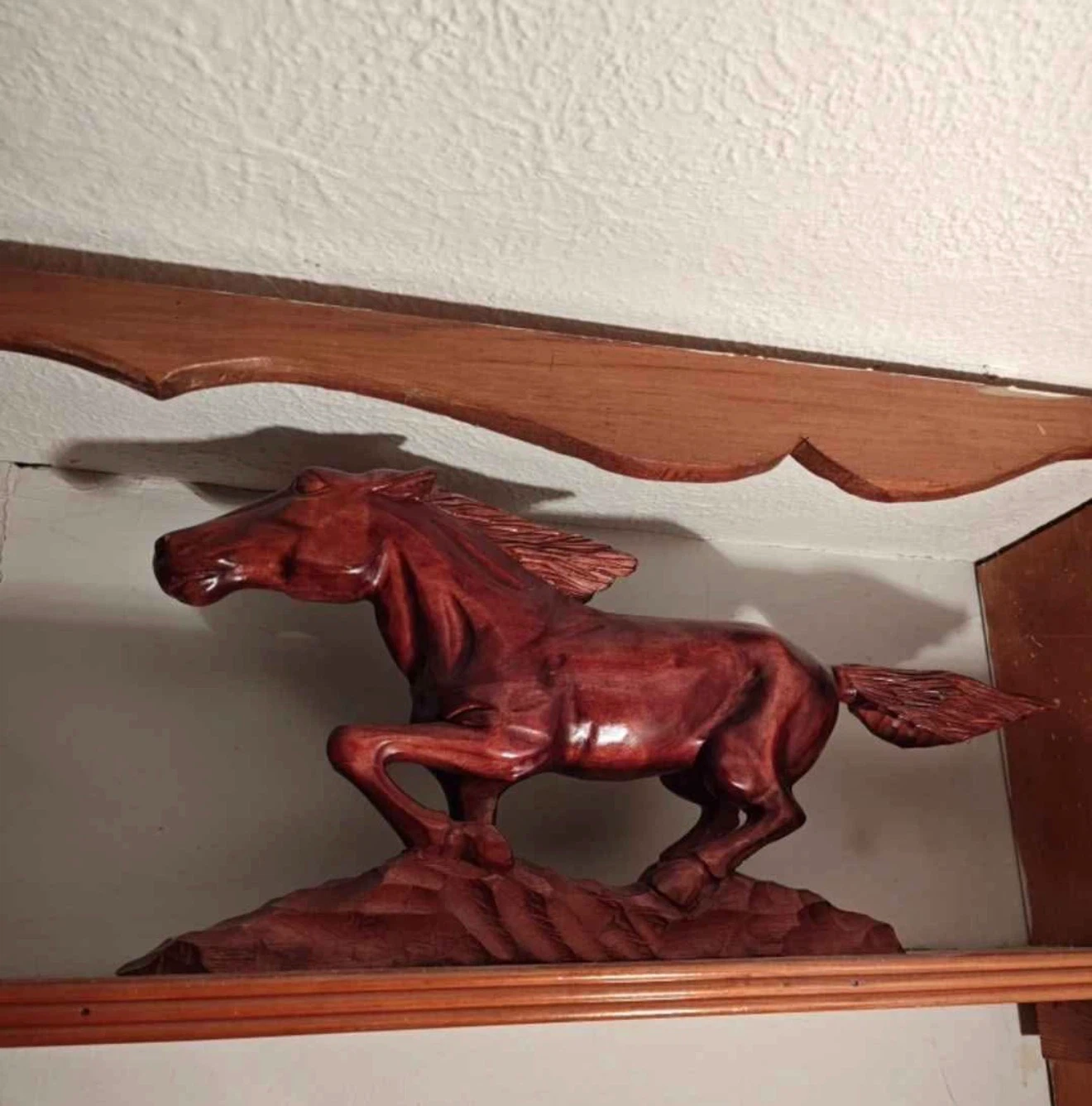 Wooden Horse Statue
