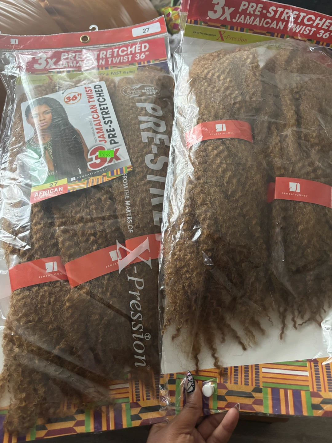 Sensationnel X-Pression Pre-Stretched Jamaican Twist Hair 36" - photo 2