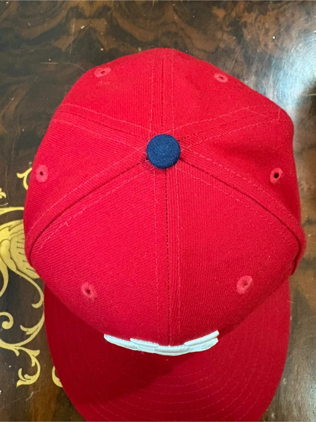 Red Kansas City Monarchs Baseball Cap - photo 2