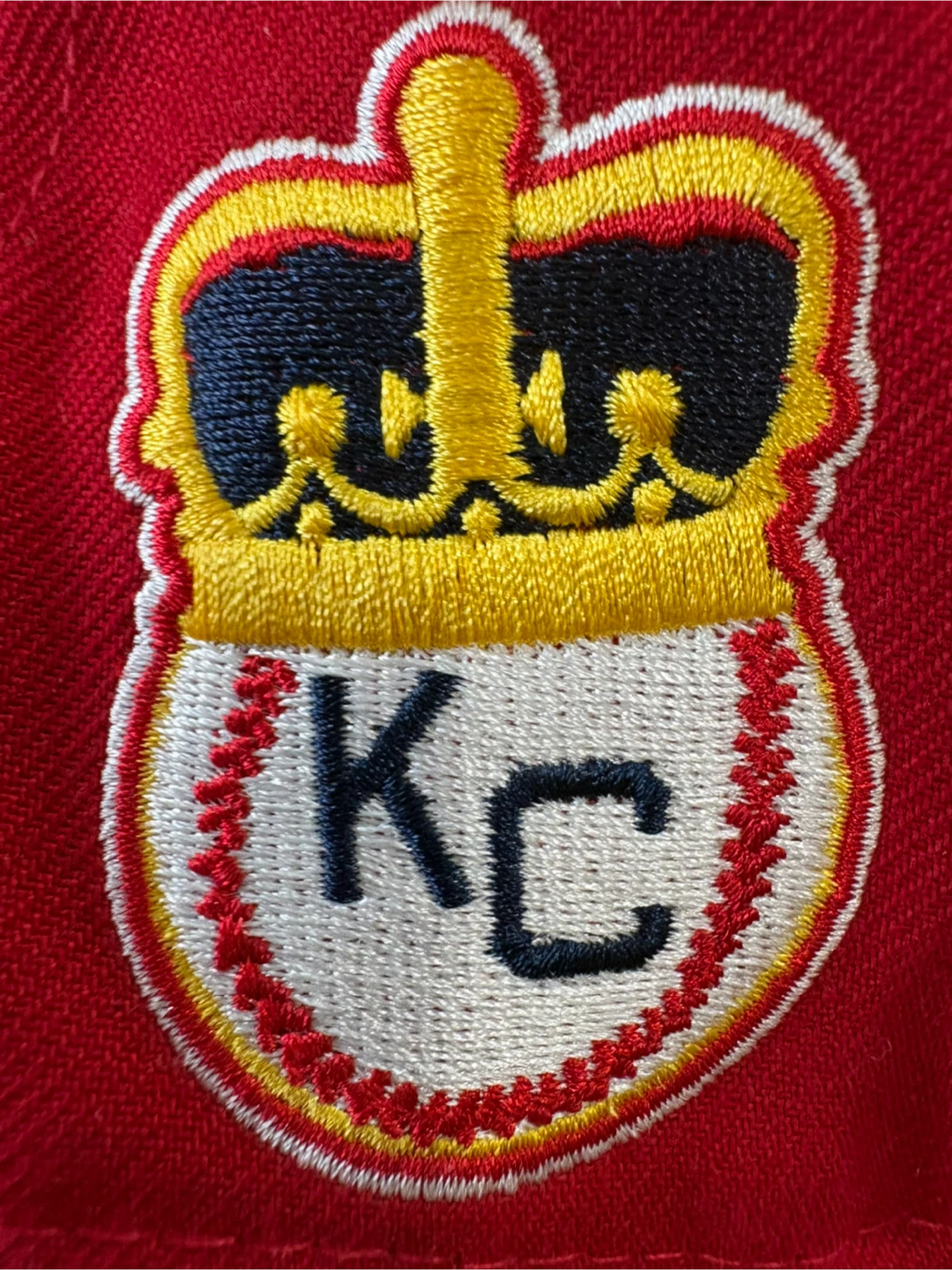Red Kansas City Monarchs Baseball Cap - photo 4