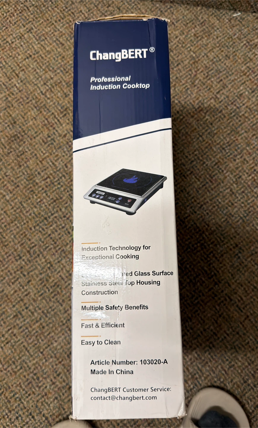 ChangBERT 1800W Professional Induction Cooktop – Commercial - photo 4