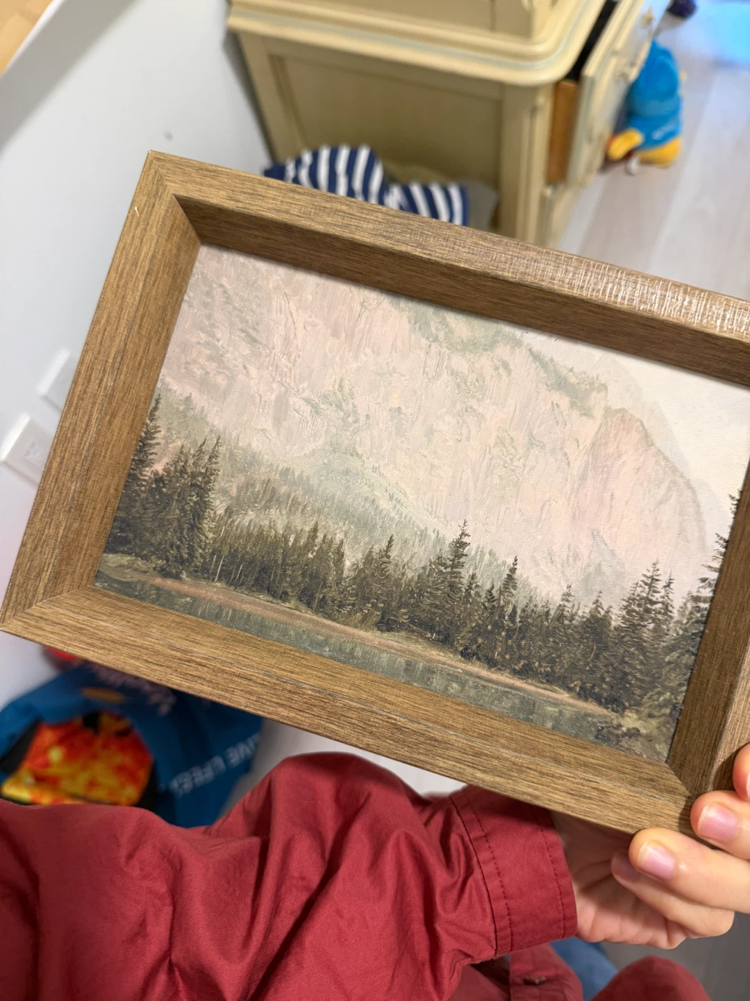 Stillman Home Framed Mountain Landscape Art