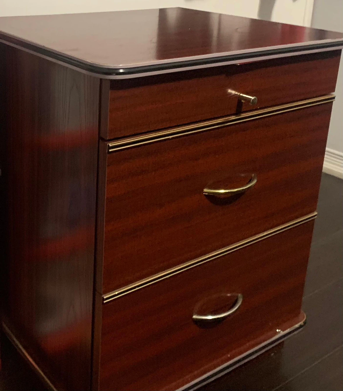 Wooden 3-Drawer Dresser