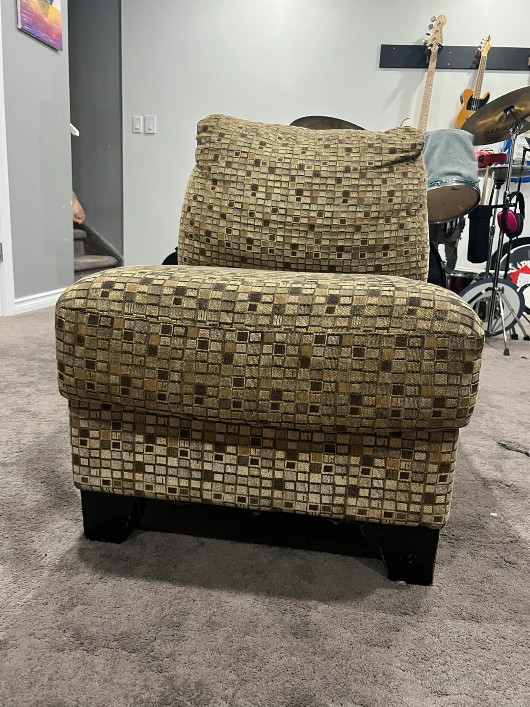 Accent Chair with Mosaic Pattern - photo 2