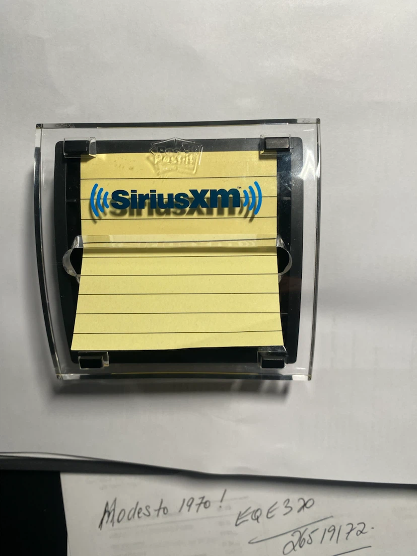 SiriusXM Post-it Note Dispenser