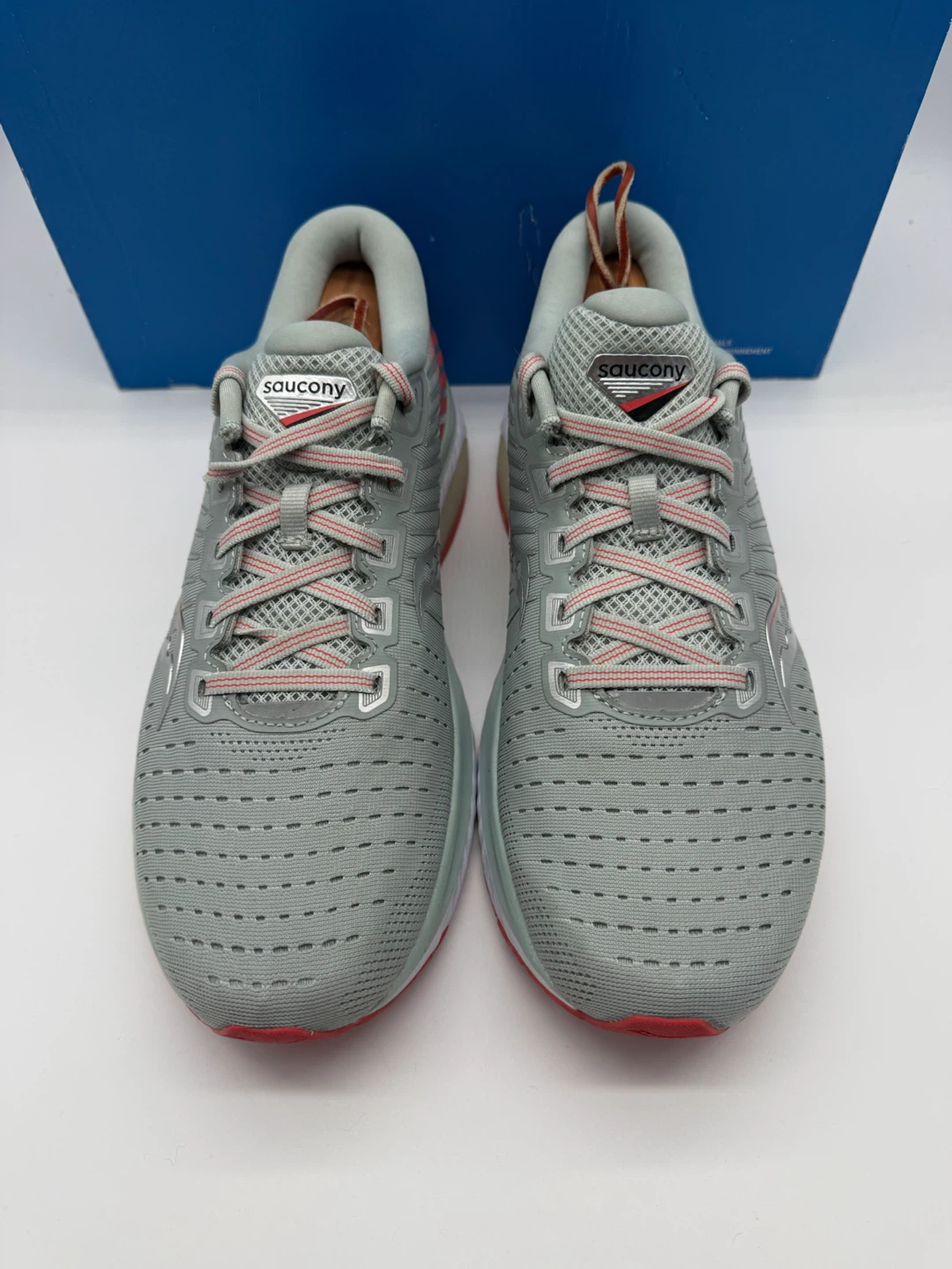 Saucy Guide 13 Grey/Coral Green Women’s Running Shoes Size US 11 - photo 5