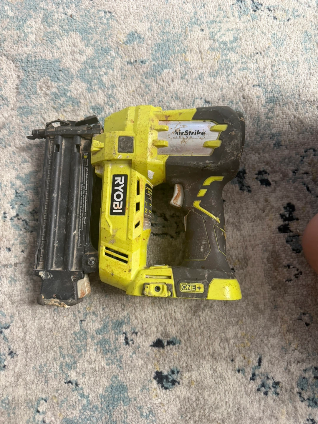 Ryobi AirStrike 18V Cordless Nailer with Battery