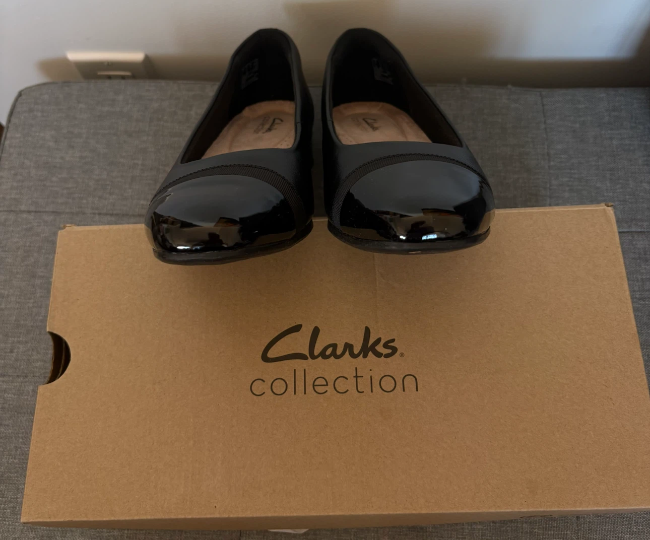 NIB Clarks Collection Juliet Monte Women's Black Flats - photo 3