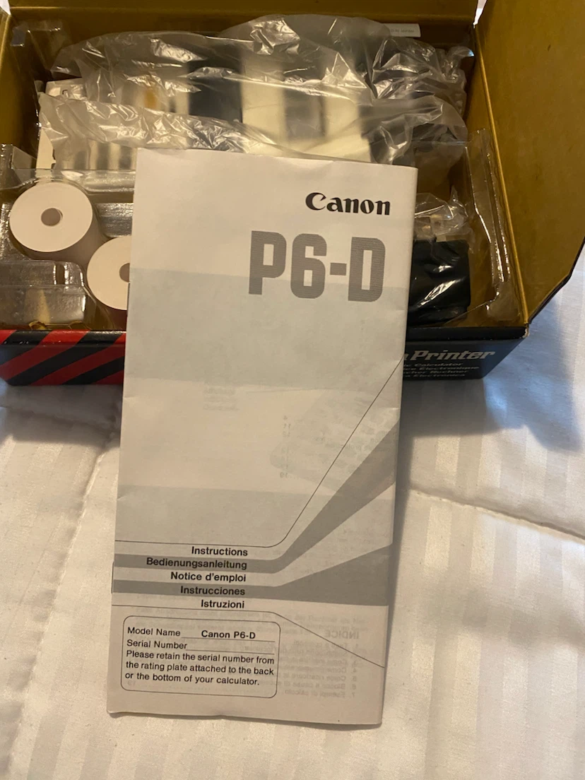 Canon P6-D Palm Printer - photo 3