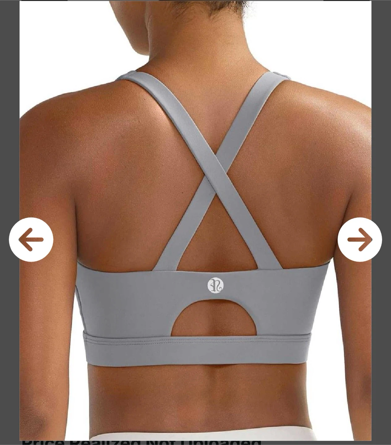 Running girl Grey High Support Sports Bra - photo 2