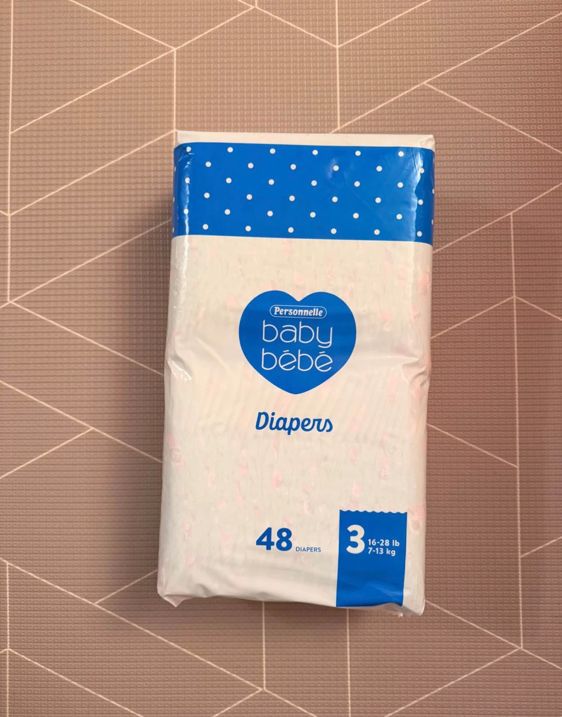 BABY DIAPERS PERSONNELLE - SIZE 3