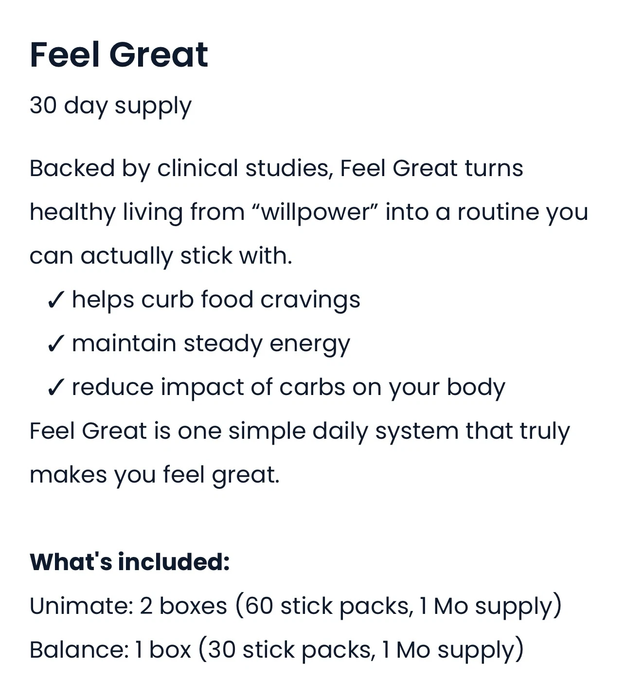 Unicity Unimate Natural Lemon and Balance fiber 30 Stick/ Packs - photo 4