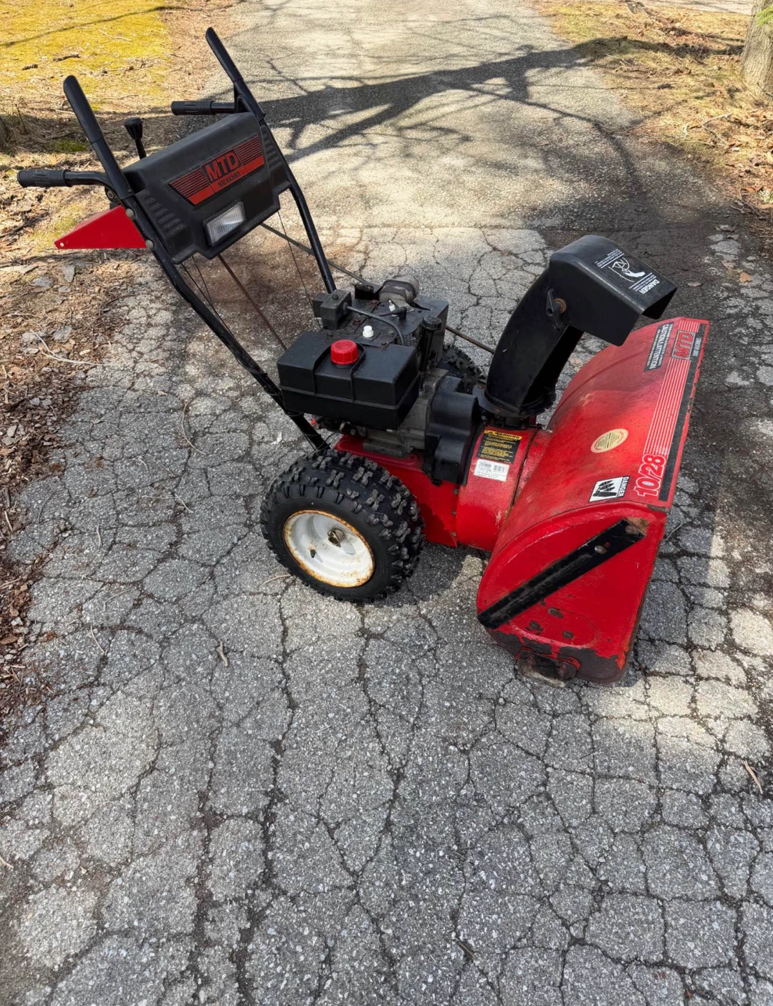 MTD "10/28" Snow Blower