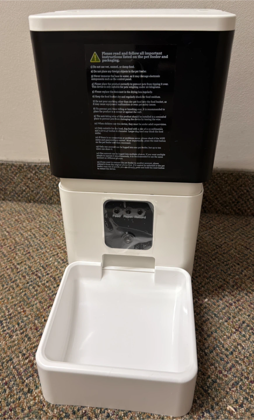 8L Automatic Pet Feeder w/ Camera – Smart Dog & Cat Feeder - photo 4