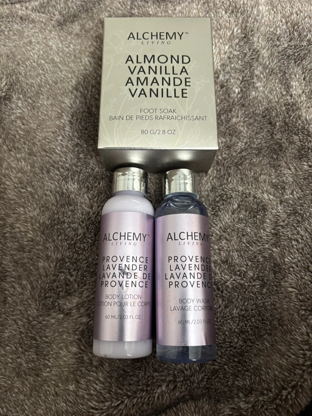 Alchemy Living Almond Vanilla and Lavender Spa Set