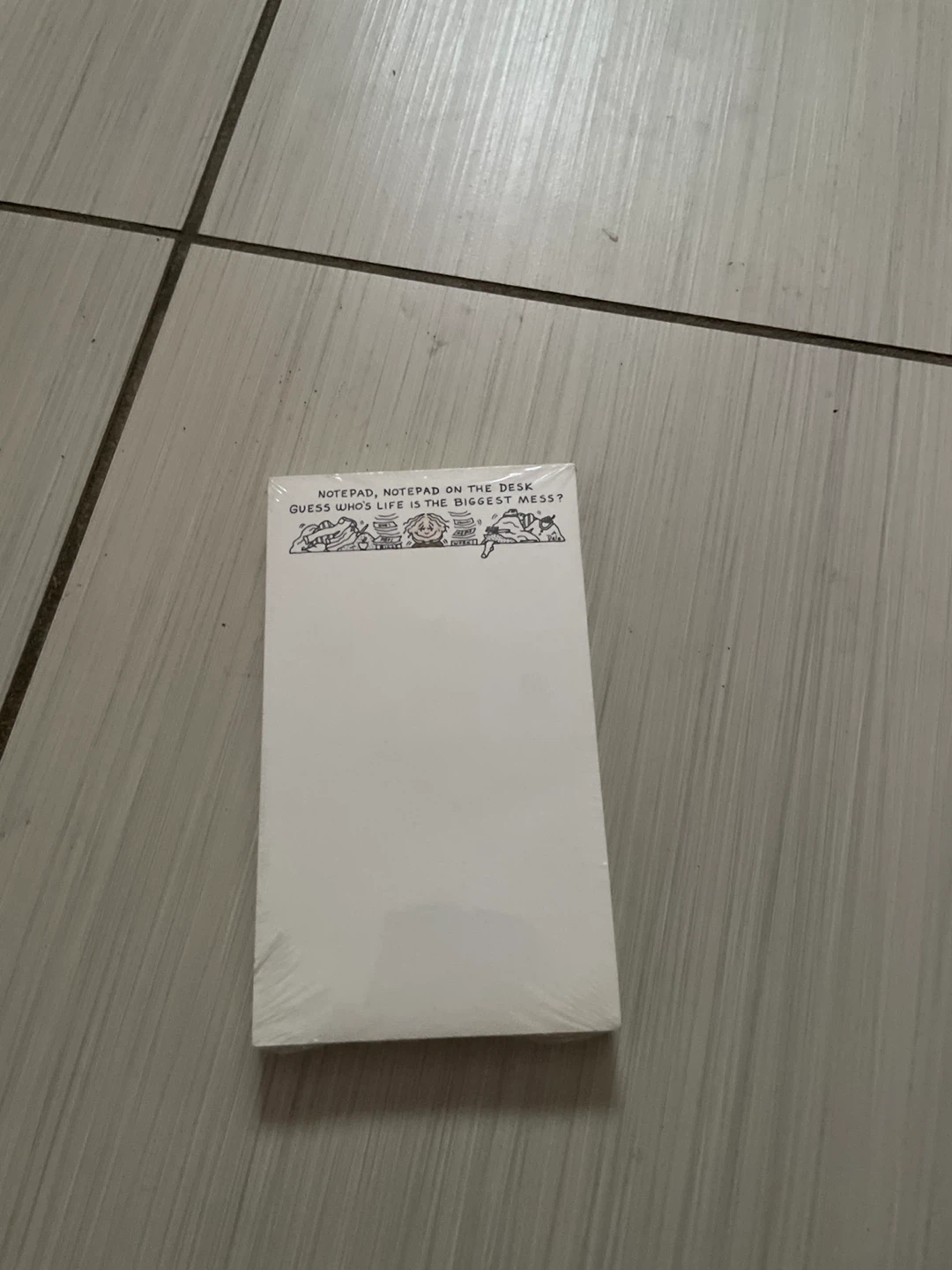 New Notepad - "Guess Who's Life is the Biggest Mess?"