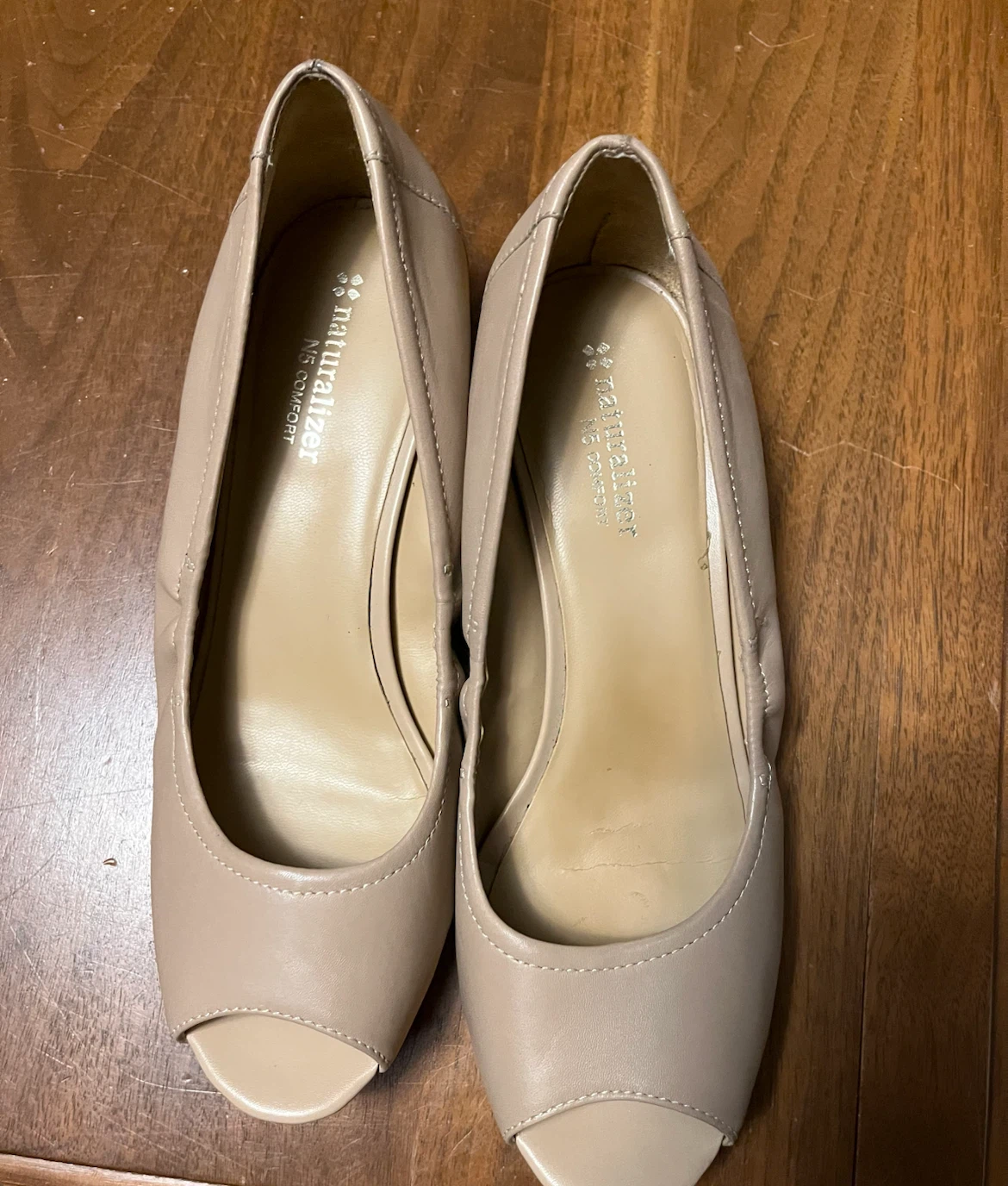 Naturalizer Women's Peep Toe Wedge Heels