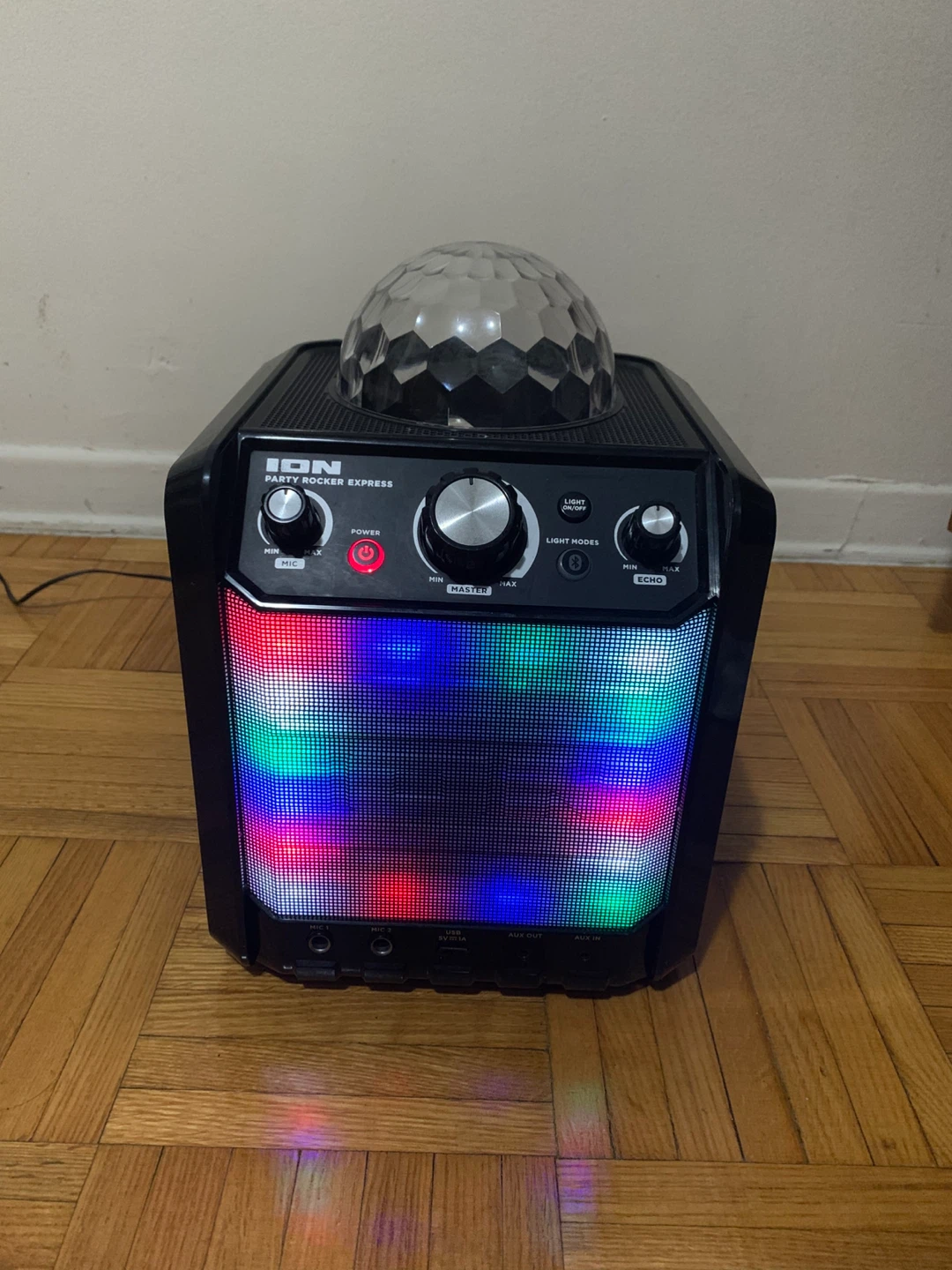 ION Party Rocker Express Portable Speaker with Disco Ball - photo 2