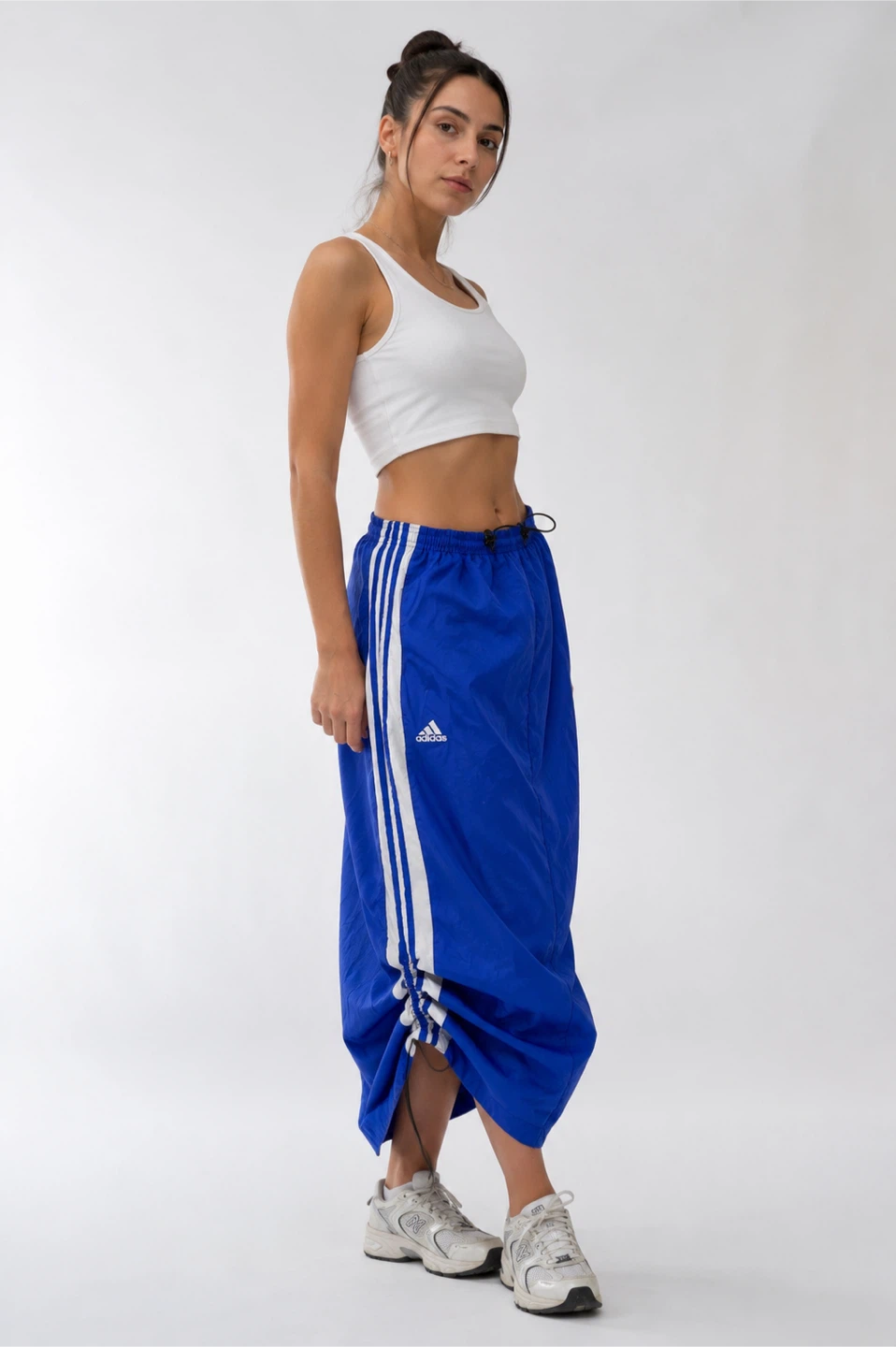 Adidas Blue Long Tracksuit Skirt Size L